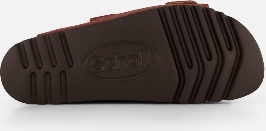 Scholl Brick Red Tweeband Slipper Noelle