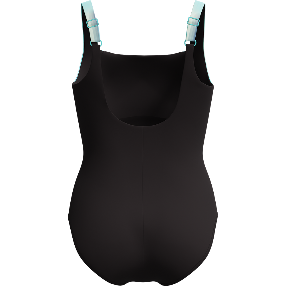 Speedo Shaping LunaLustre Printed Badeanzug Damen arctic glass