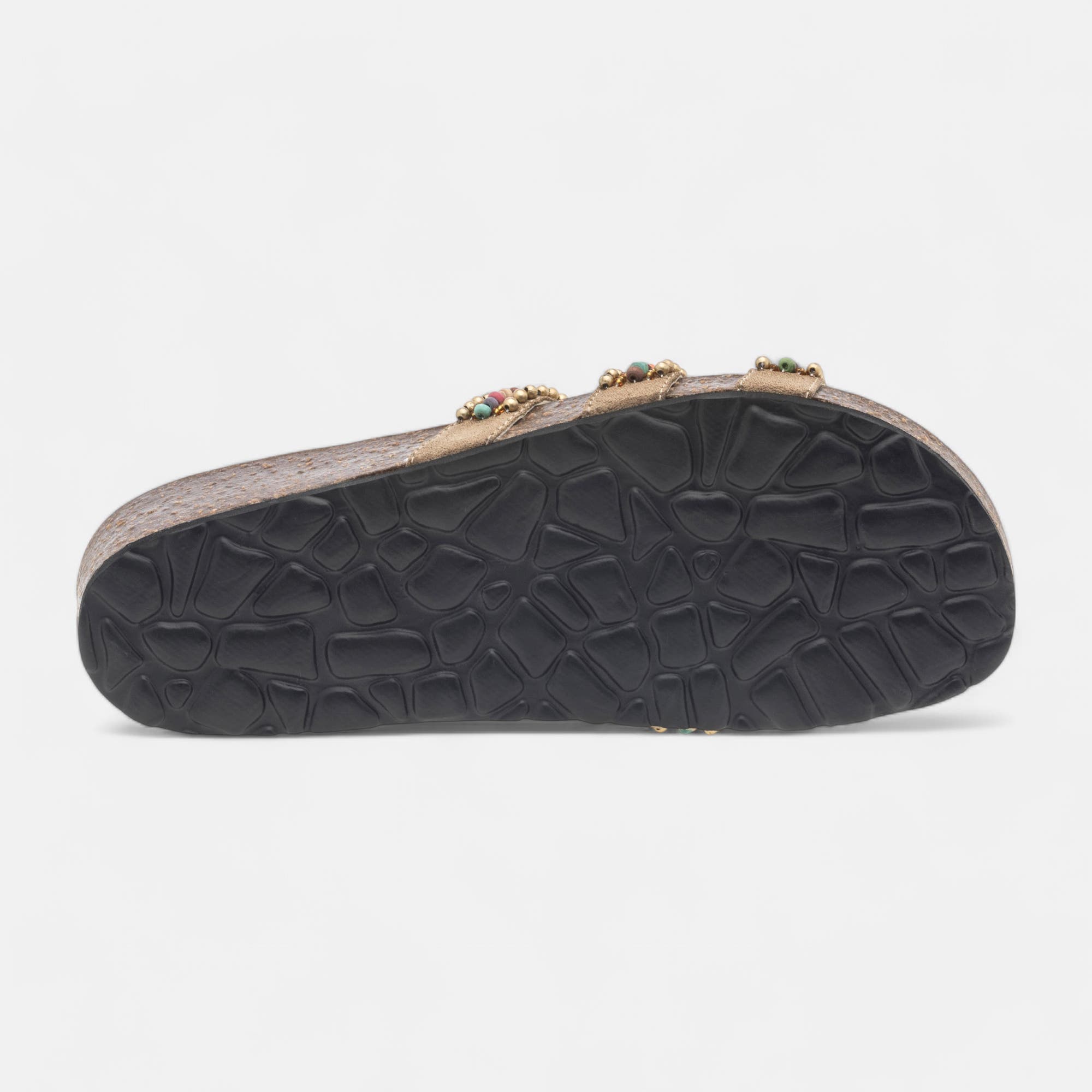 Mules semelle liège Femme beige