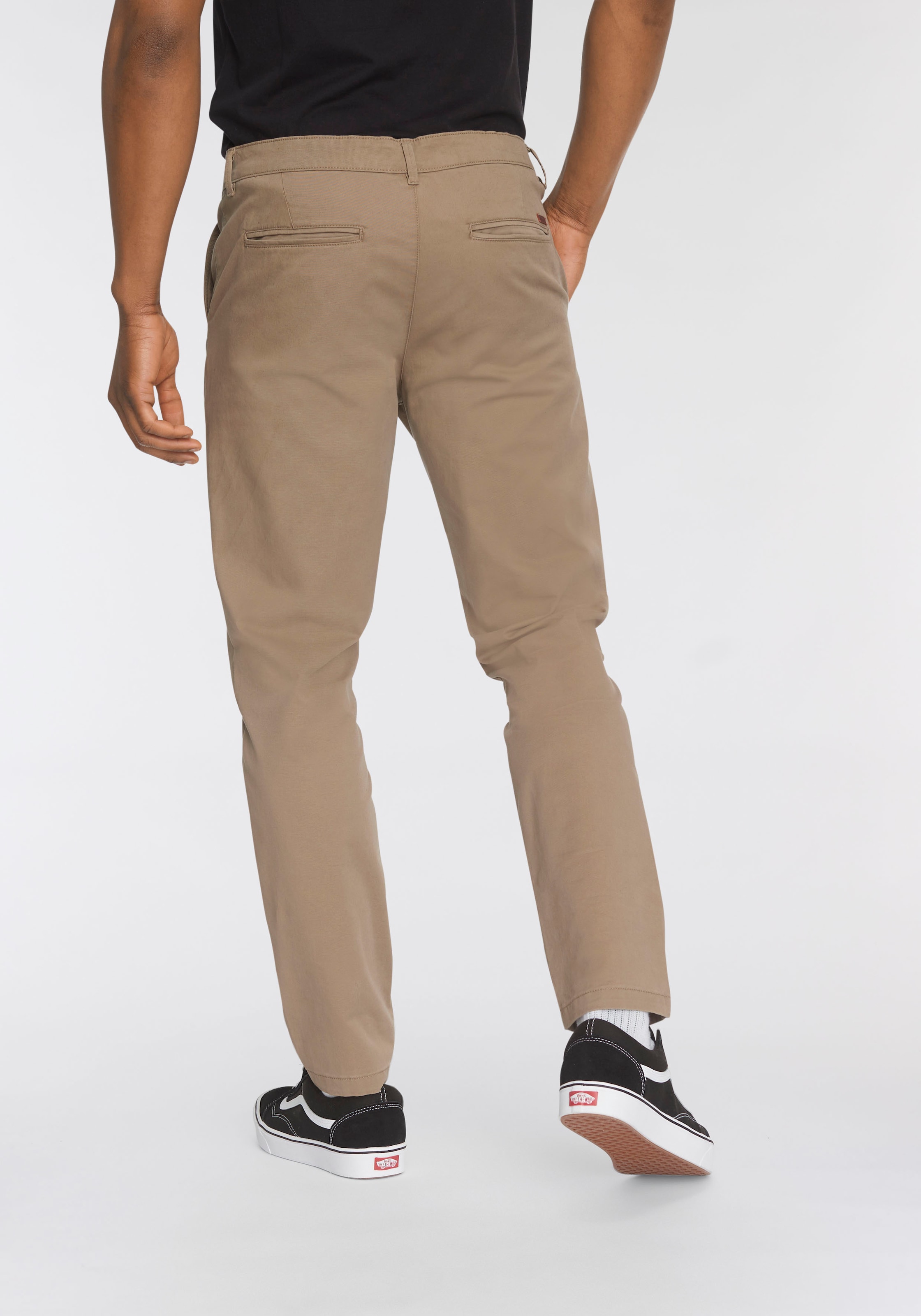 Jack & Jones Chinohose »JPSTMARCO mit schmalem Bein und pflegeleichtem Stoff«  washed, modisch, schmal, Baumwollmischung
