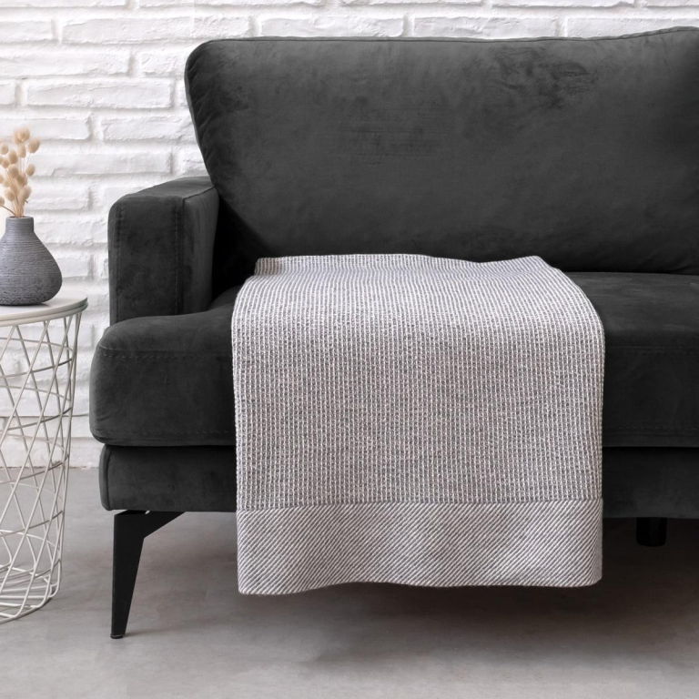 Studio Zondag Pergamon Plaid 130x170 grijs