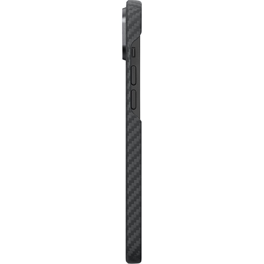 iPhone 14 MagEZ MagSafe Case 3 Aramid Schutzhülle (KI1401) - Schwarz / Grau (Carbon)