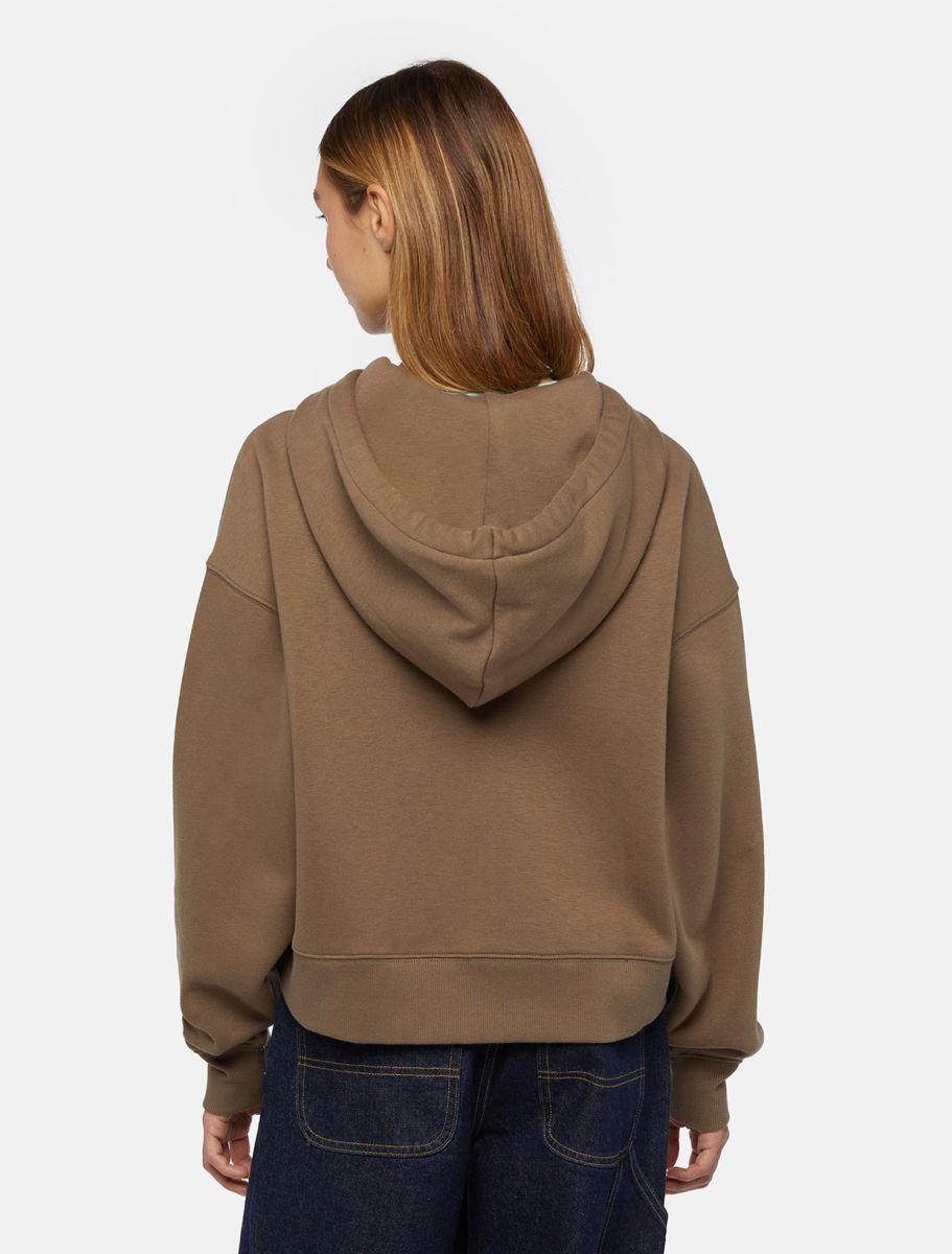 Dickies Oakport Zip Hoodie Women Ecru