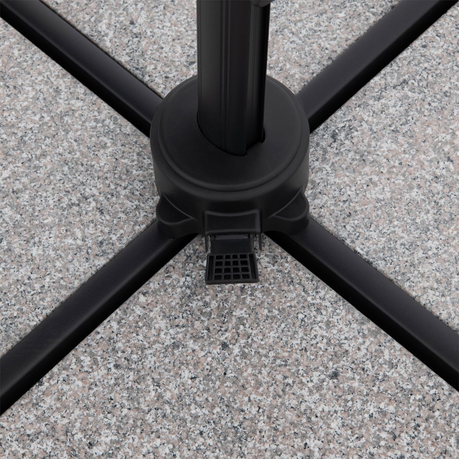 Garden FLAIR Ampelschirm NORMA 2-teilig 230 x 230 cm hellgrau