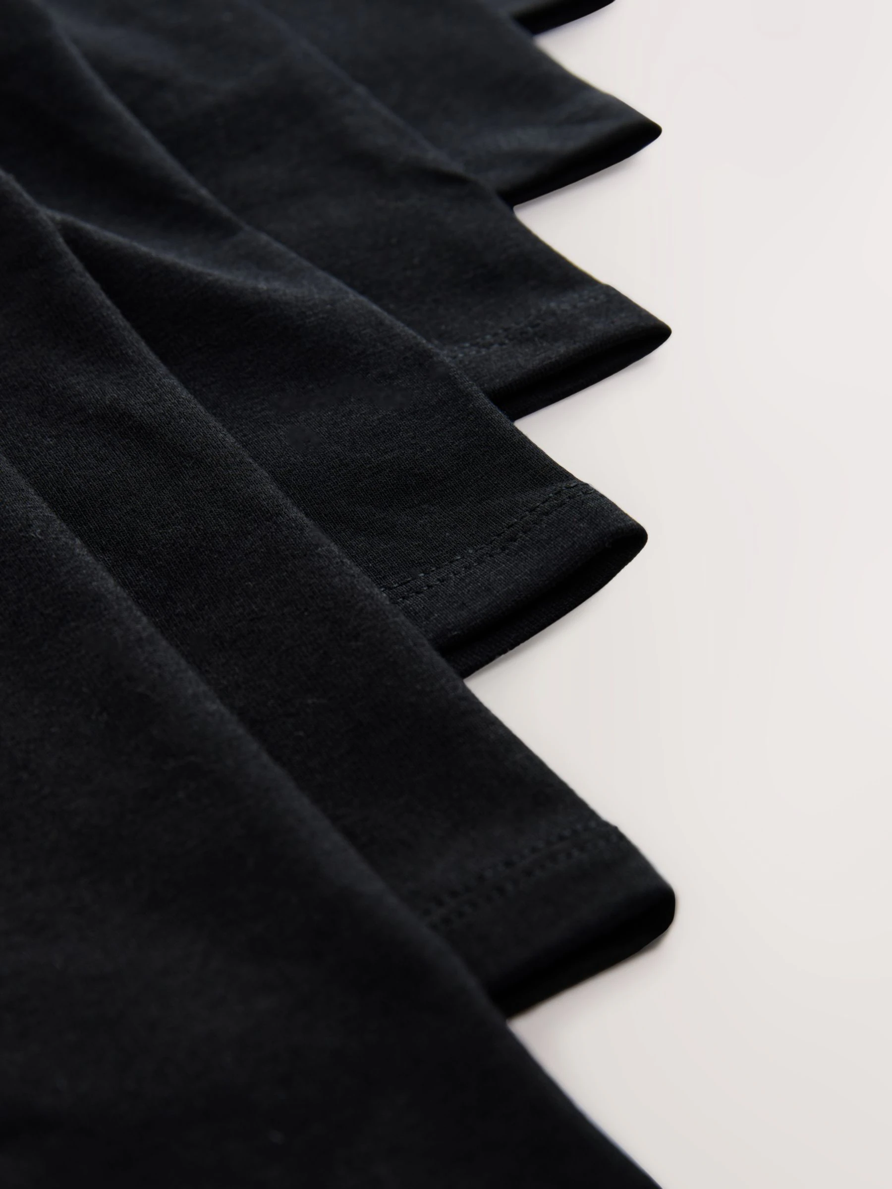 Zwart - Verpakking van 7 stretchy fietsshorts met hoog katoengehalte (3-16jr)