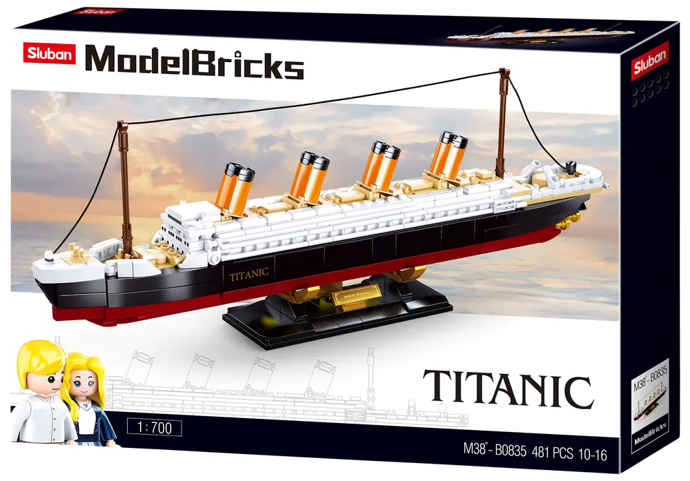 Sluban Titanic M38-B0835 - 481 dele