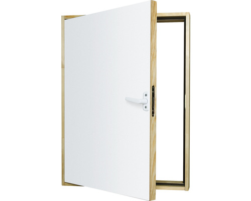 Fakro kniehoge deur/kozijndeur DWK 690 x 990 x 110 mm sparrenhout CPL wit