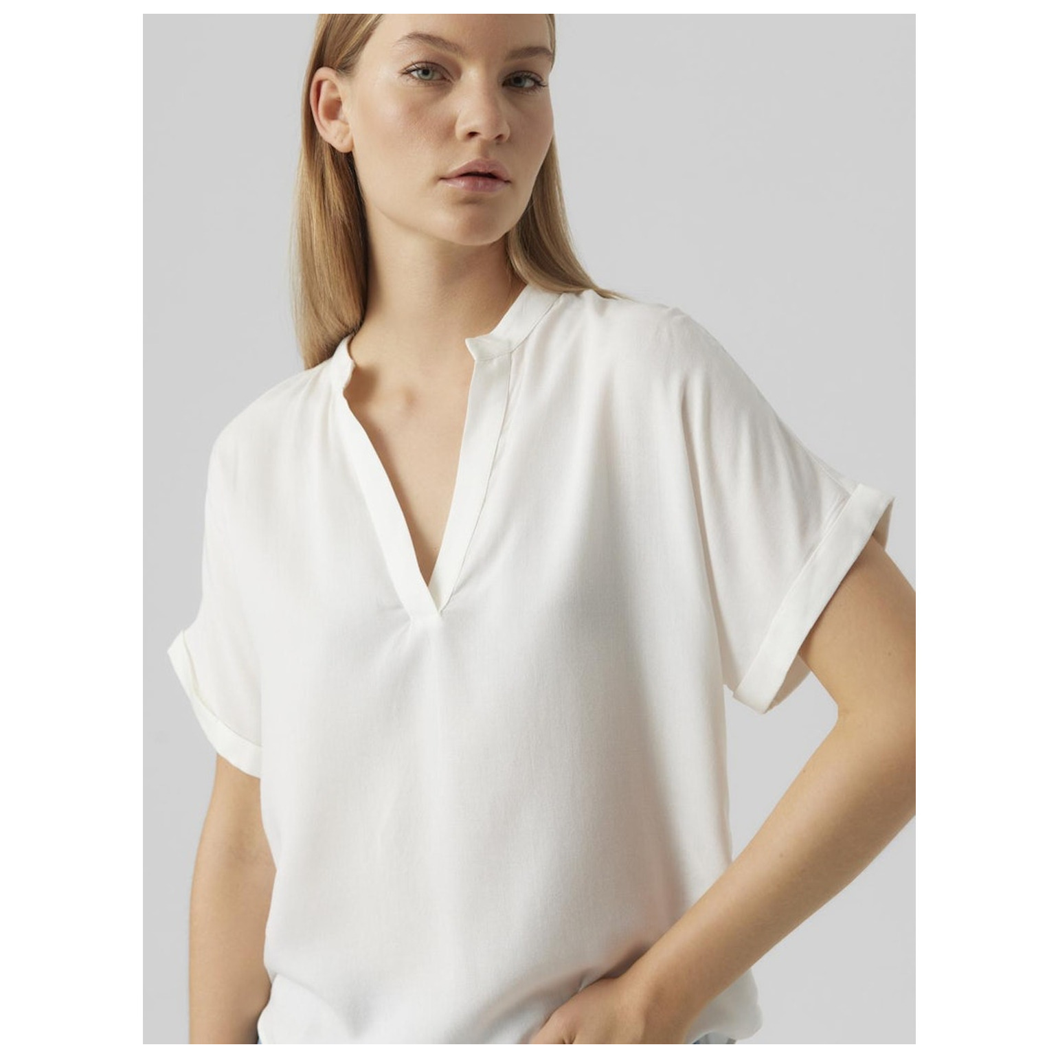 Vero Moda VMBEAUTY SS TOP WVN GA NOOS