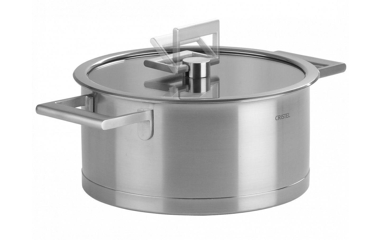 Kochtopf Strate 24 cm<br>Edelstahl Fleischtopf mit Deckel