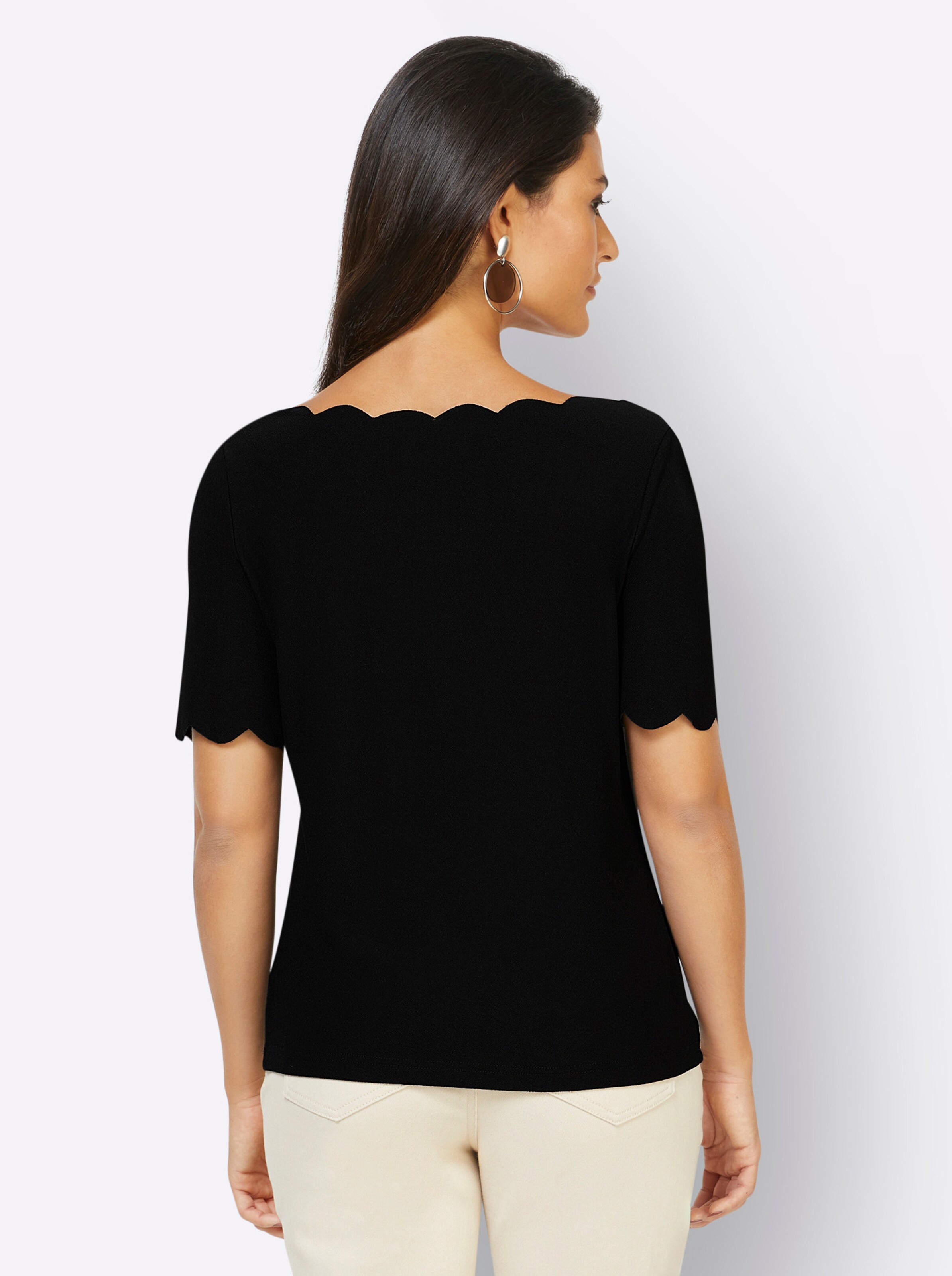 Shirt in schwarz