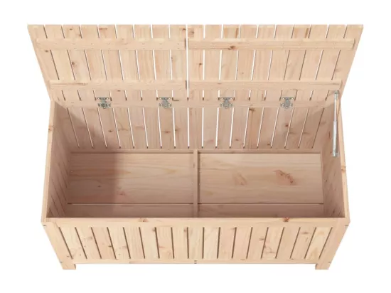 Coffre boîte meuble de bois marron 121 x 55 x 64 cm 02_0013004