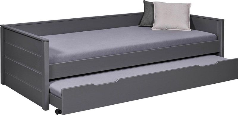 Dream The Future - Uitschuifbed - Antraciet - 90 x 200 cm - 100% Melaminecoating