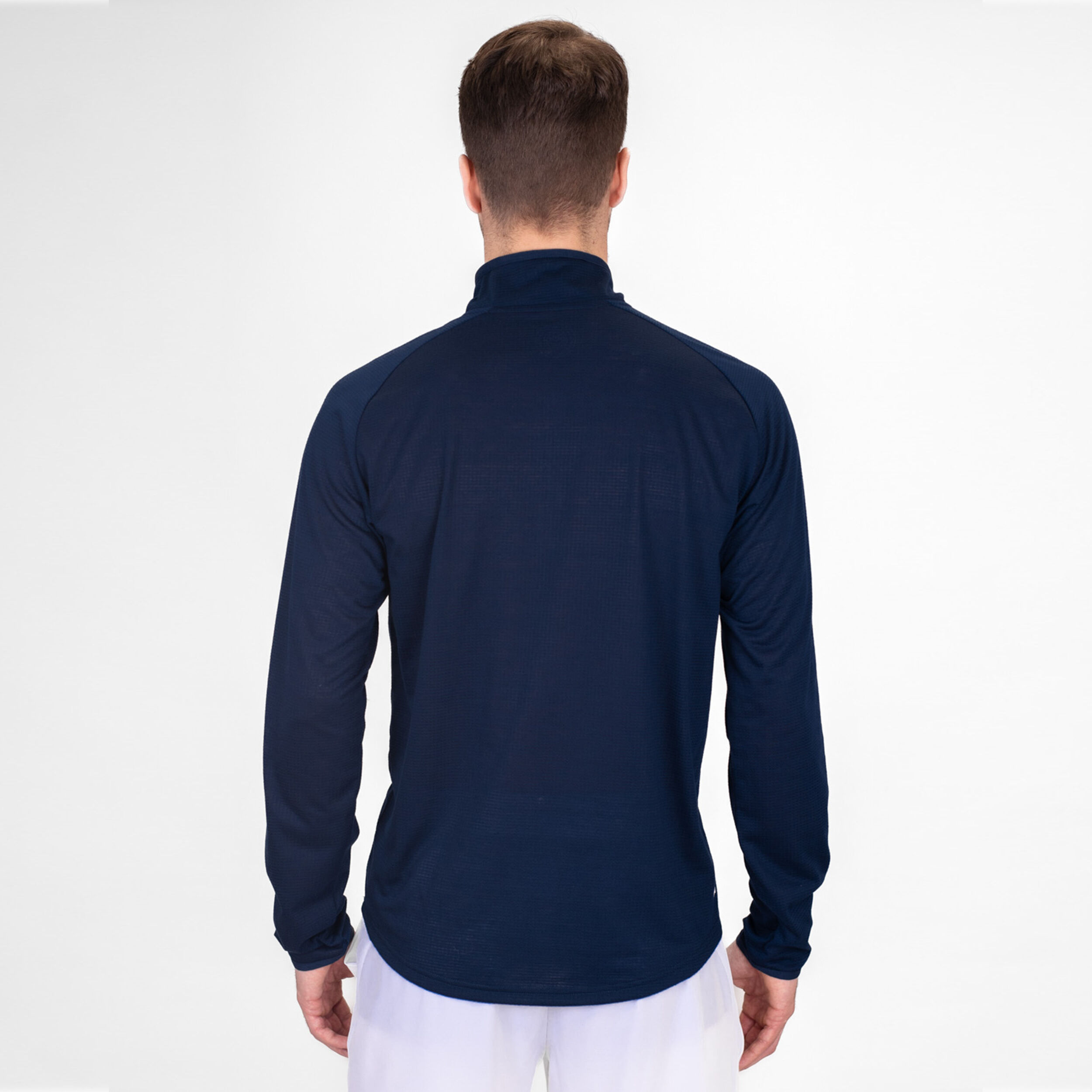 BIDI BADU Crew Haut Manches Longues Hommes - Bleu Foncé