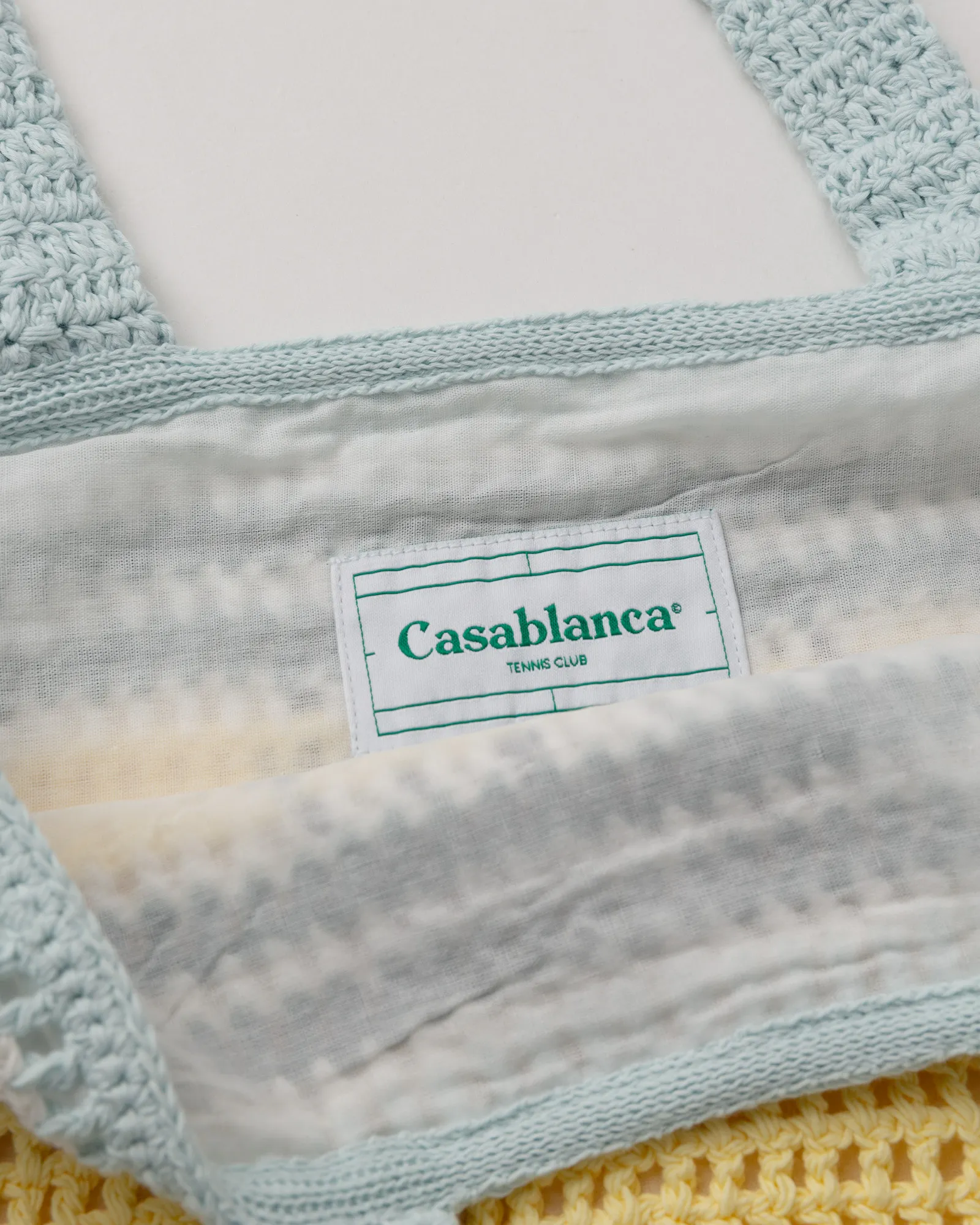 Casablanca COTTON CROCHET BAG