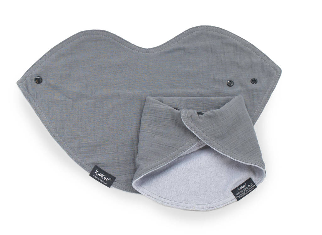 slab Bib 3-in-1 Grey - set van 2