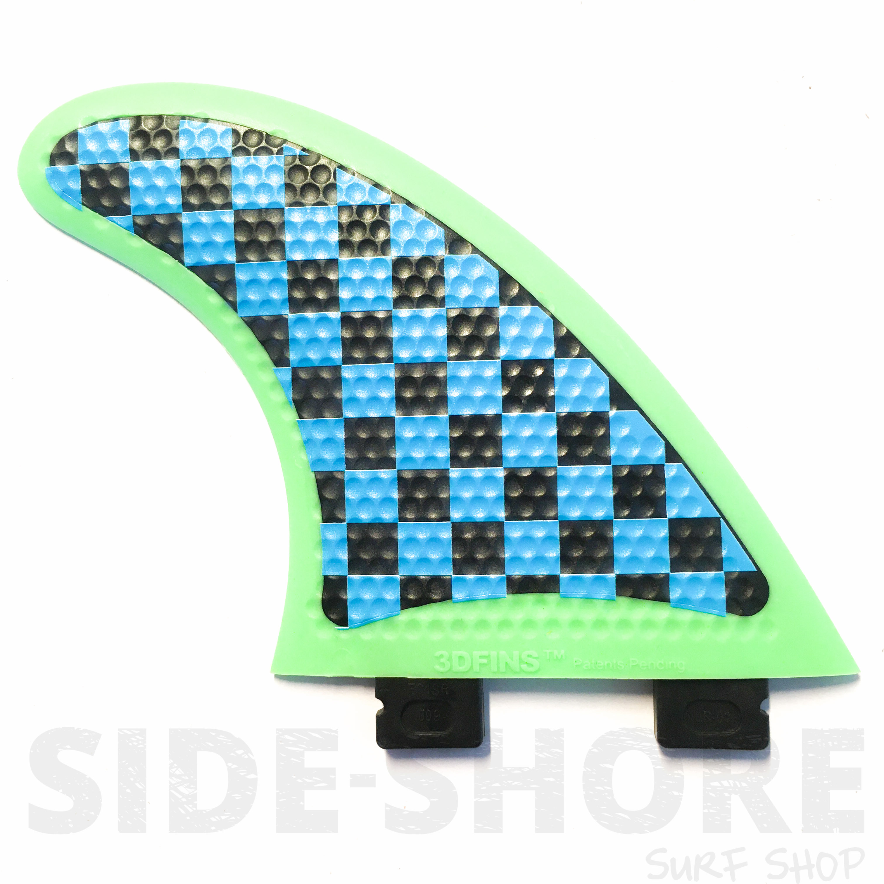 3DFINS Go Soft - Blue Cheker Thruster FCS - Medium