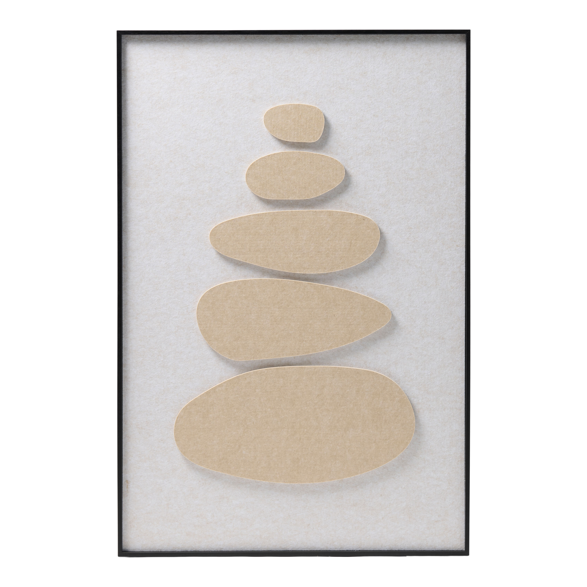 Wanddecoratie Feltro Acustico Stacked ovals A