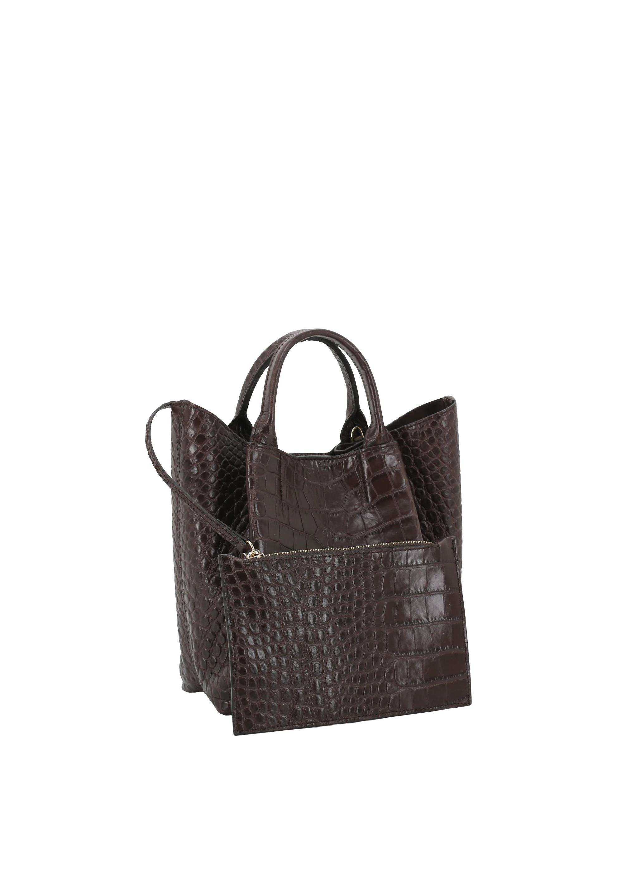 Shopper ESSENTIAL small Leather Cocco Mondial Standard