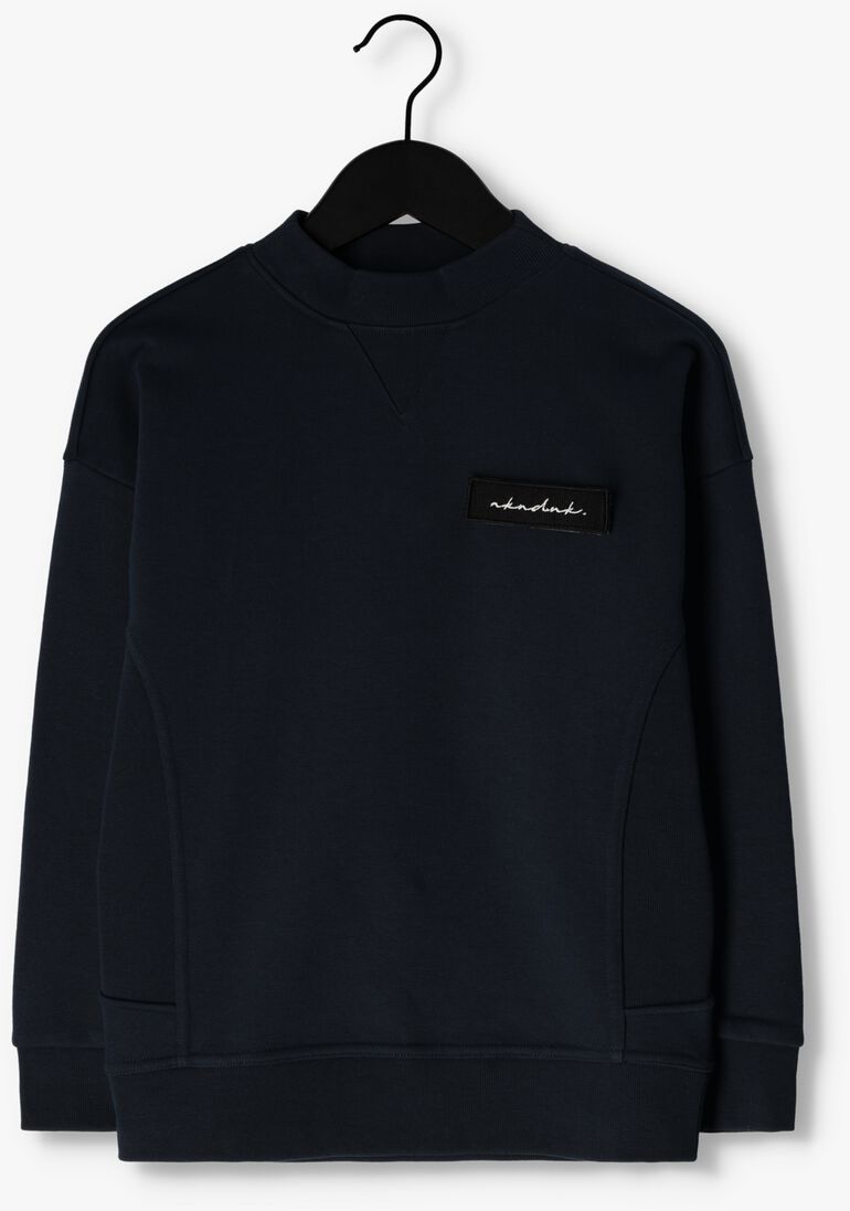 NIK & NIK donkerblauwe nik & nik trui rib panel sweatshirt