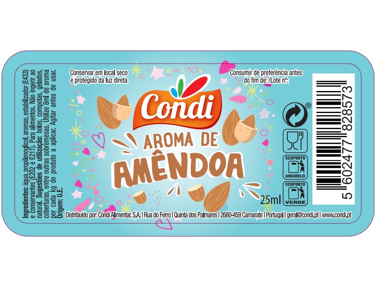 AROMA CONDI AMÊNDOA 25 ML