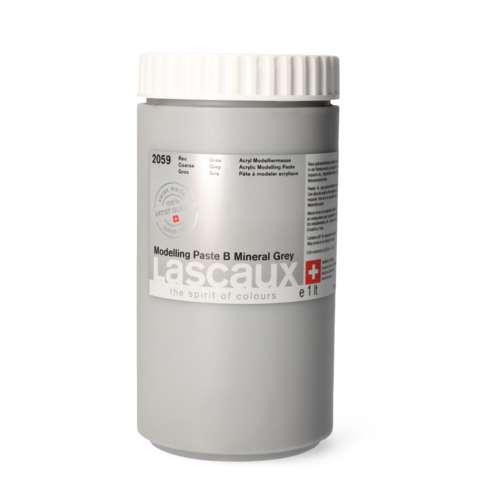 Lascaux Modelling Paste B - Mineral Grey Modellierpaste