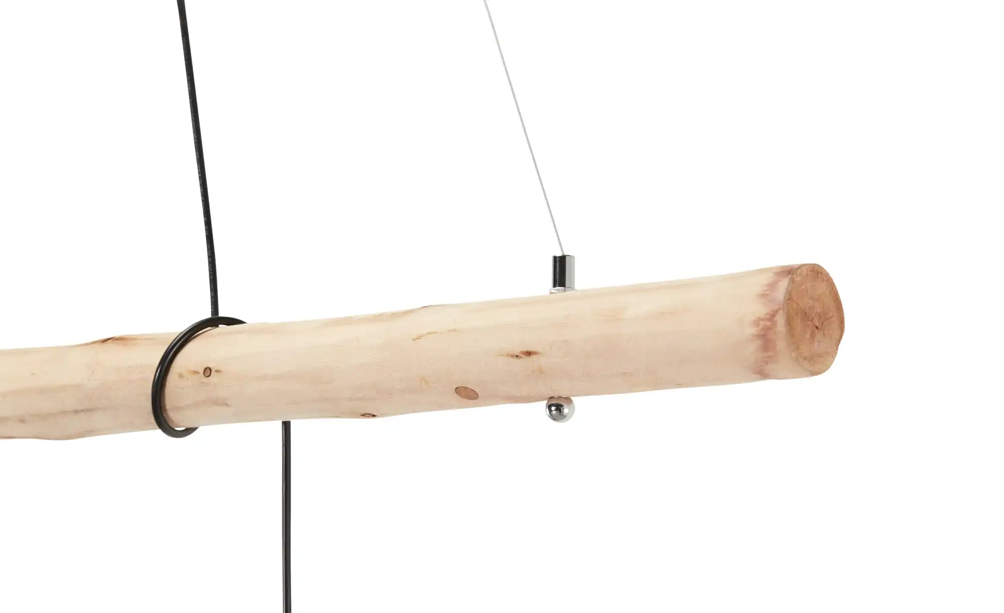 Paul Neuhaus Pendelleuchte, 3-flammig, Holz / Metall Schwarz