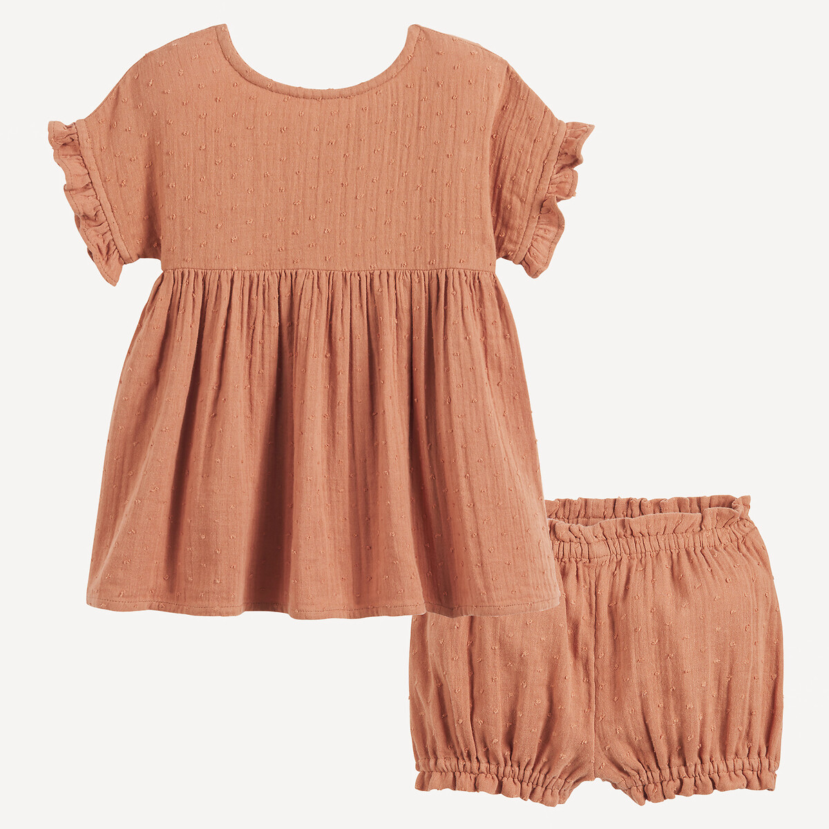 COLEÇÕES LA REDOUTE<br>Conjunto de blusa e calcinha de duas peças