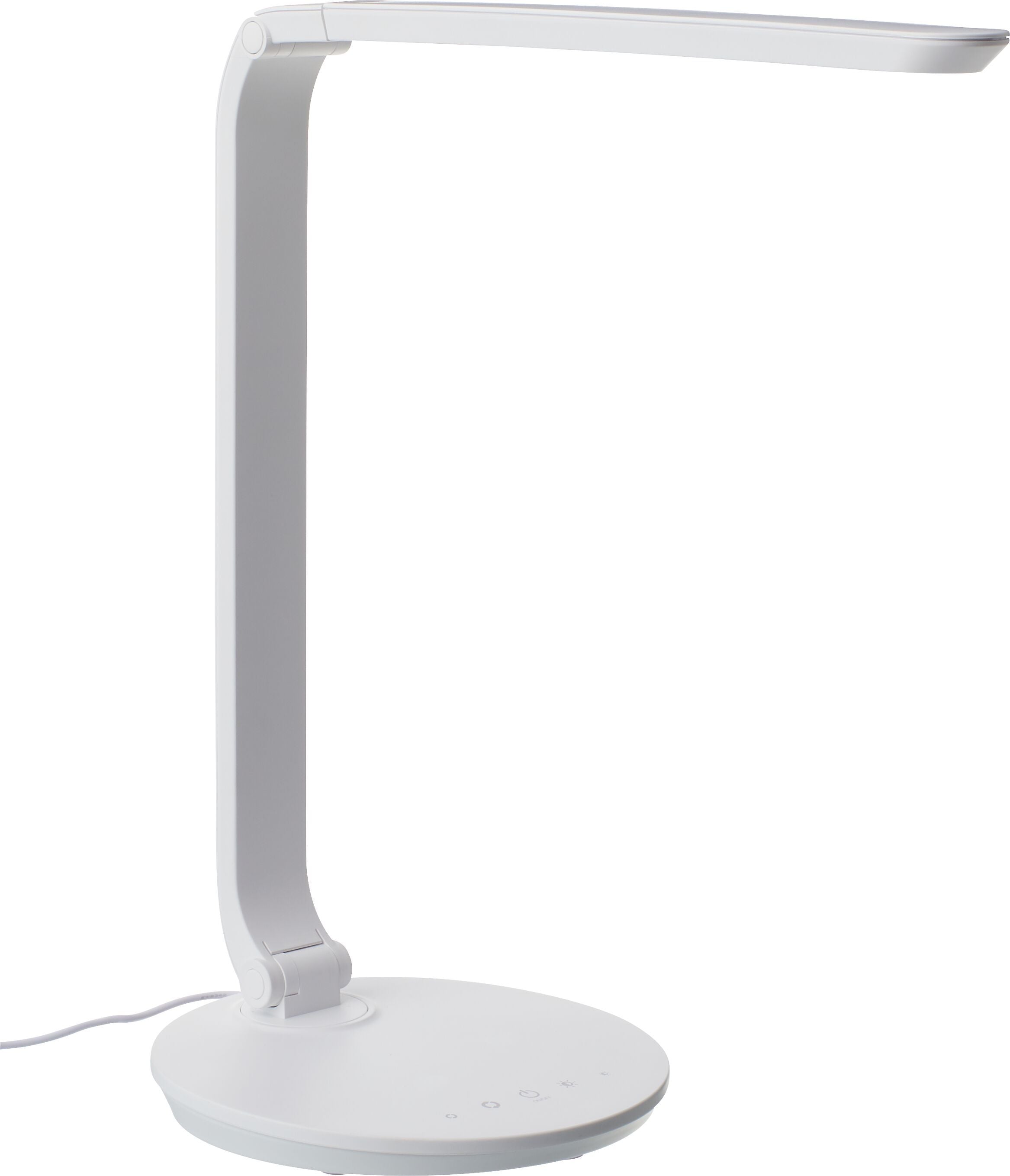 FONDI Bürotischleuchte - Weiss / B: 34.0 cm x T: 20.0 cm x H: 60.0 cm