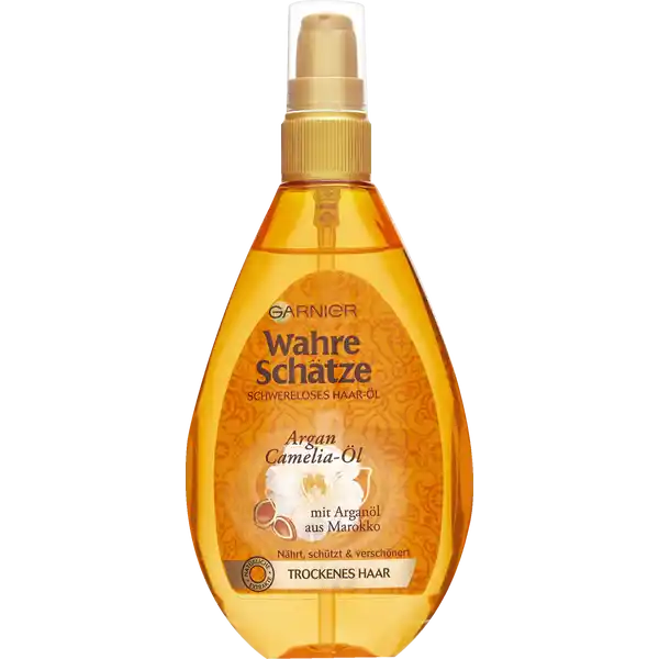 Wahre Schätze Schwereloses Haaröl Argan- & Camelia-Öl