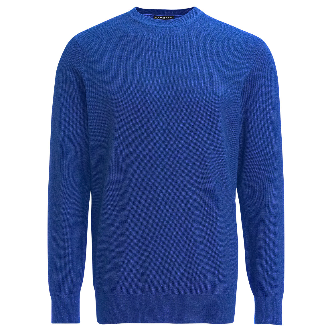 VanVaan Herren Feinstrickpullover unifarben blau