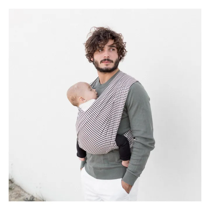 Studio Romeo Porte-bébé Moss en coton bio | Noir