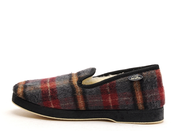 Semelflex chaussons homme calorichard bordeaux