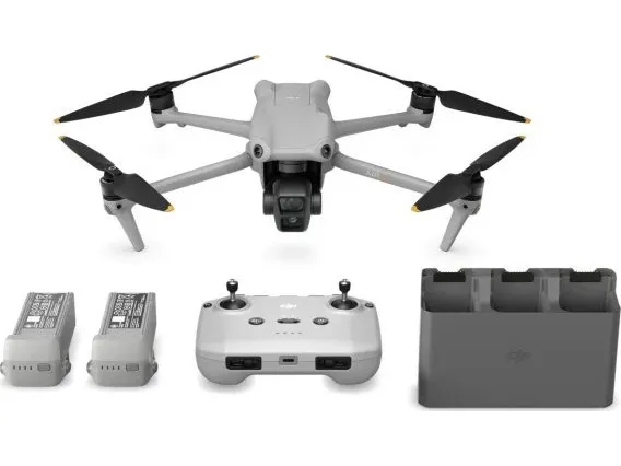 DJI Air 3 Fly More Combo (DJI RC-N2) - Drone - USB, Bluetooth, Wi-Fi - grå
