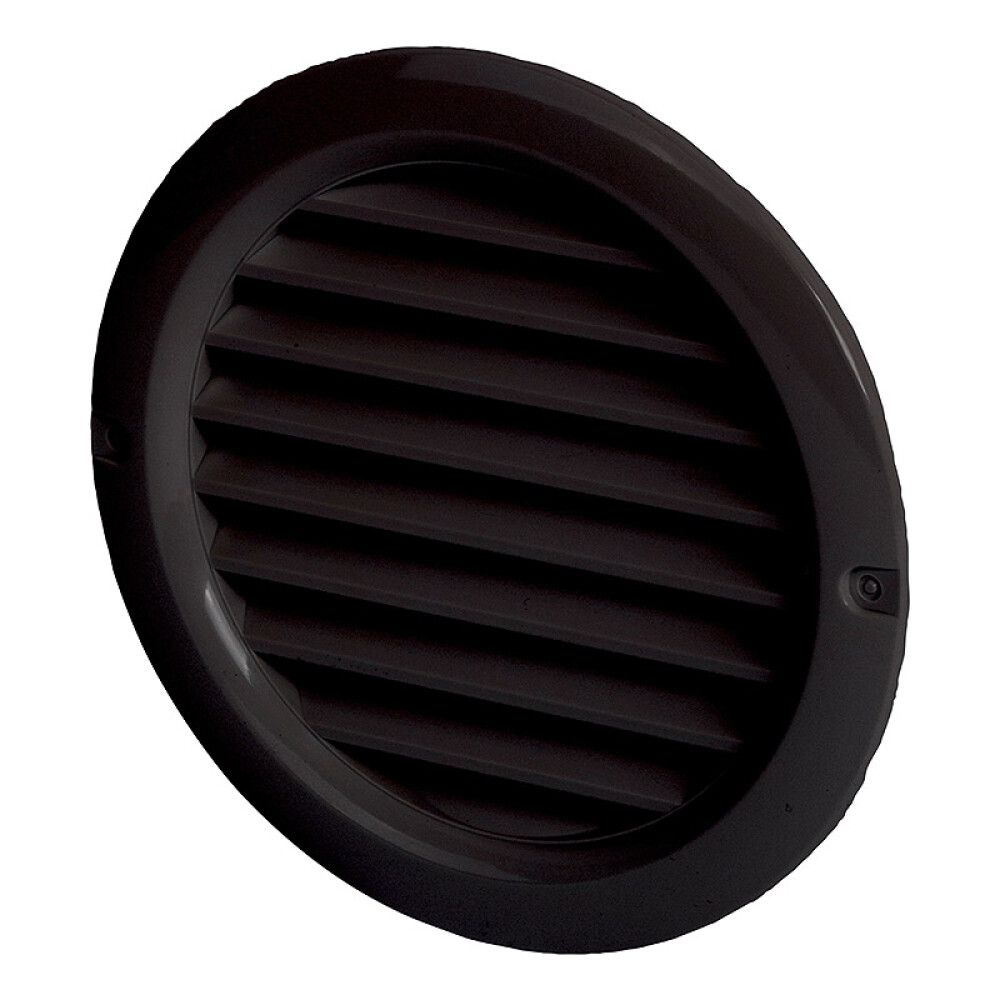 VENTILRIST FLEXIT PR PLAST SVART Ø100MM