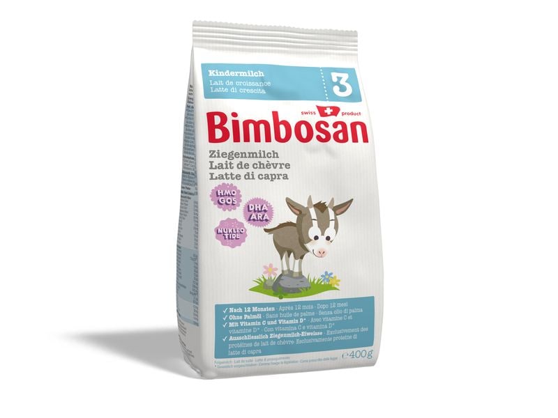 Bimbosan Folgemilch Premium Ziegenmilch 3, Auffüllpack 6x 4 Ziegenmilch 3 Refill