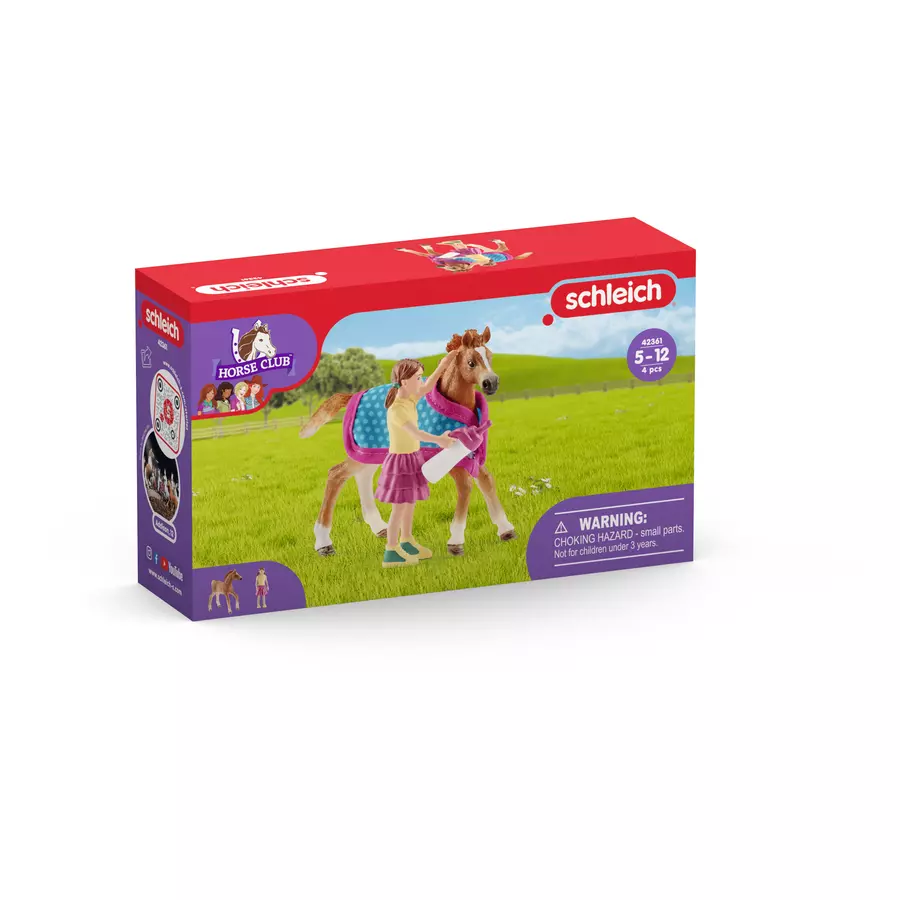 schleich® Horse Club Fohlen mit Decke