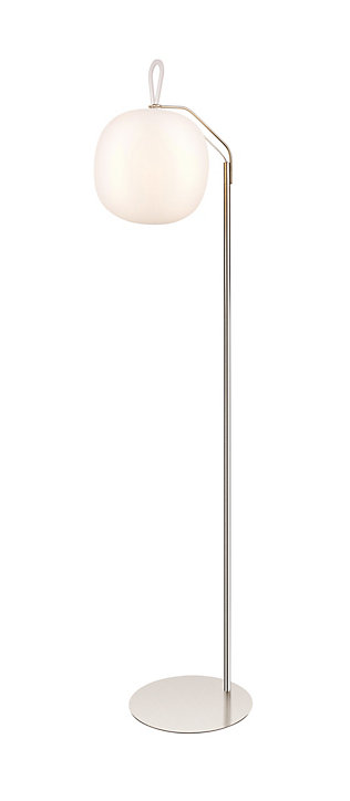 Lampadaire Armanty GoodHome E27 IP20 blanc