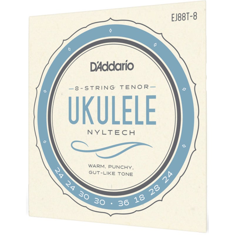 D'Addario EJ88T-8 Nyltech 8-string Ukulele snaren voor achtsnarige tenor ukelele
