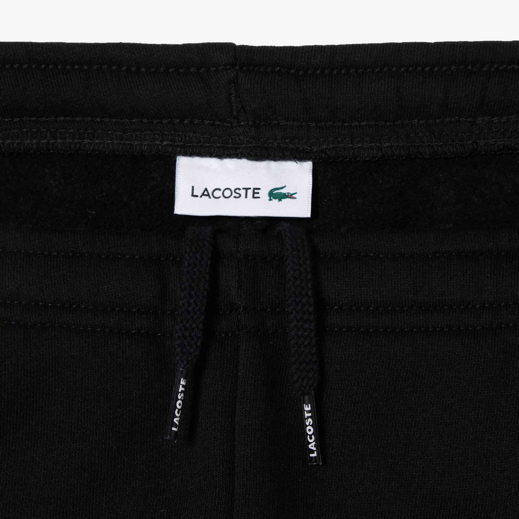 Kinder LACOSTE Shorts aus Bio-Baumwolle mit Farbstreifen Hosen - Schwarz - Lacoste - Kinder