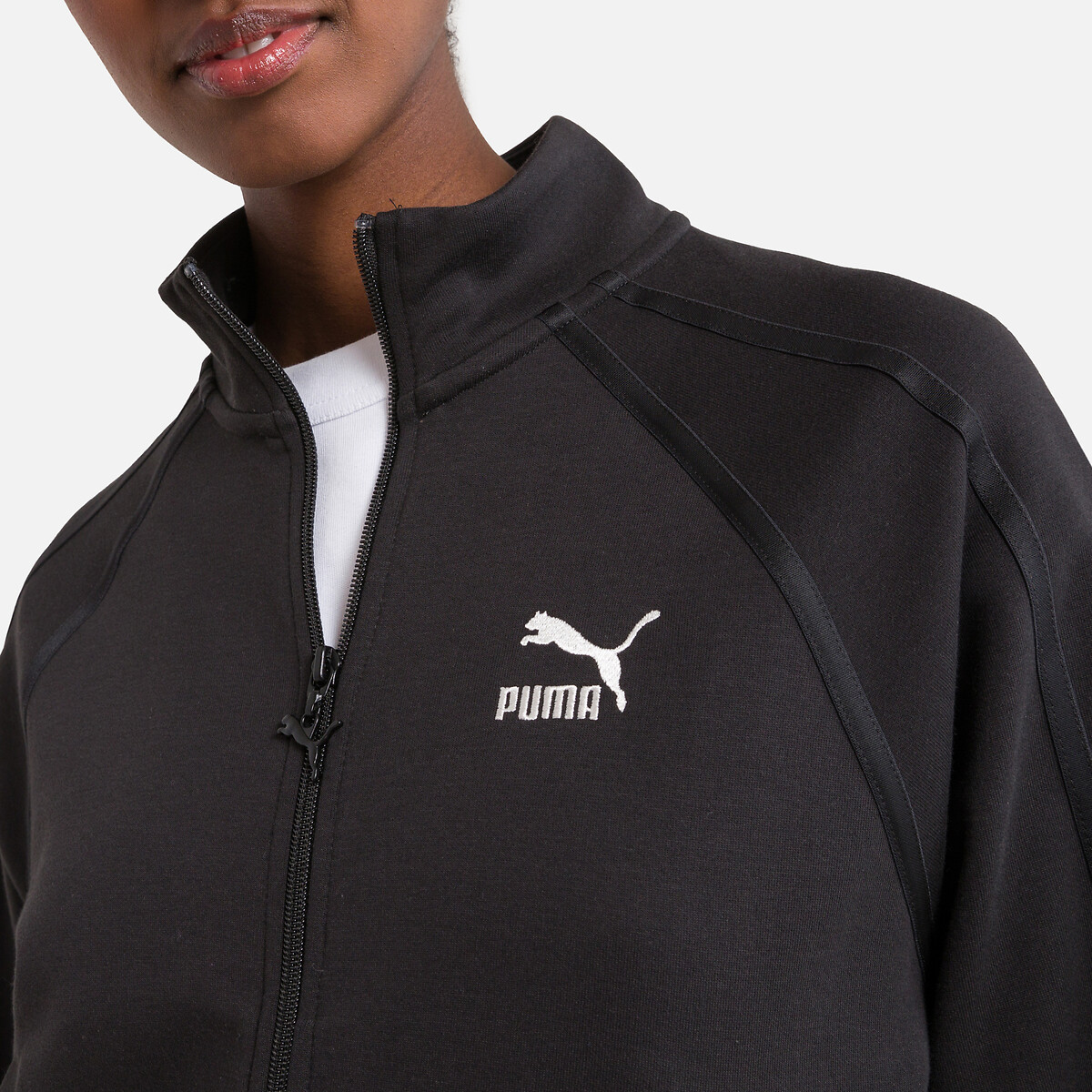Cardigã PUMA T7 com zíper