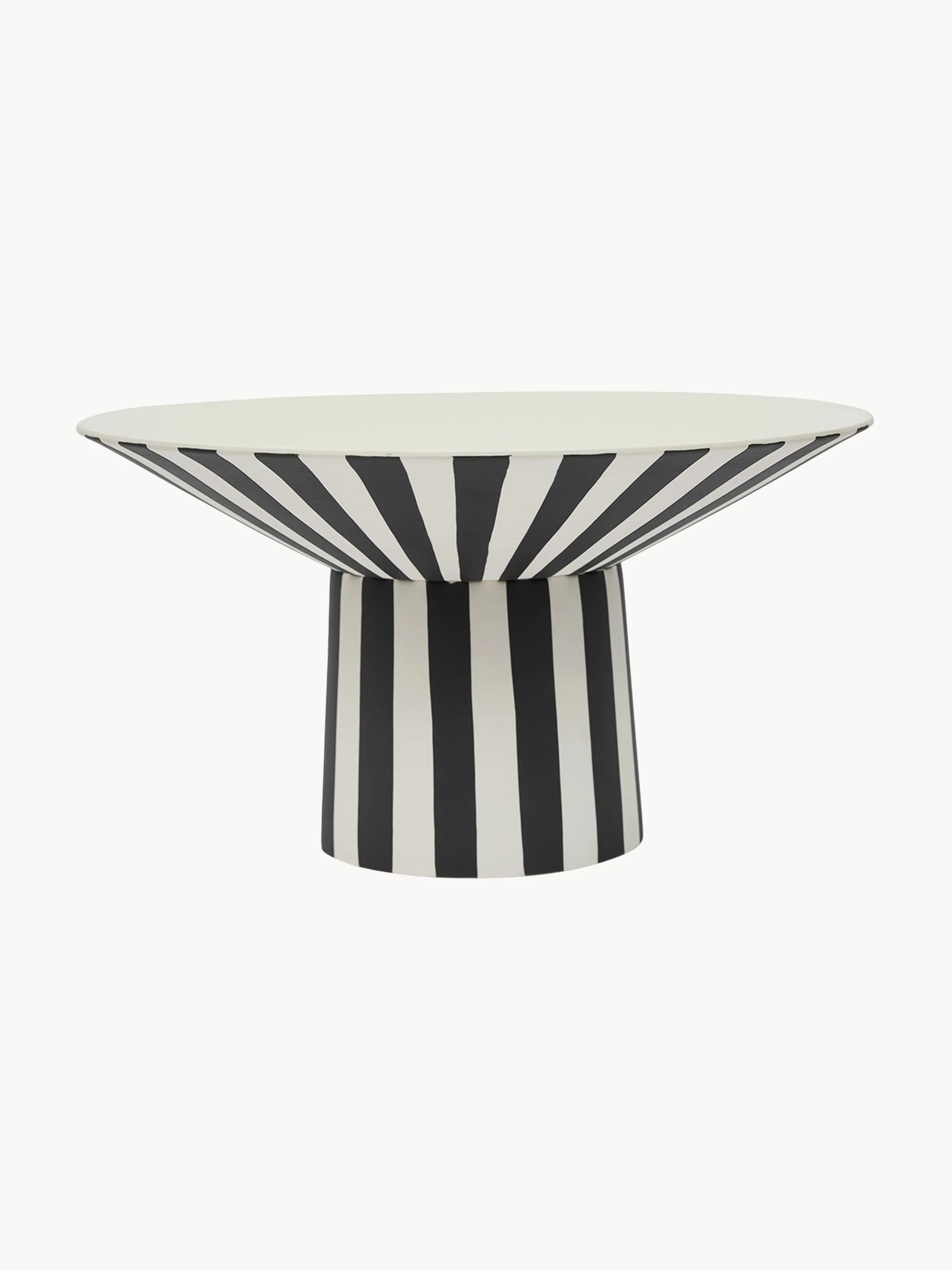 Handbeschilderde decoratieve schaal Toppu, H 17 cm