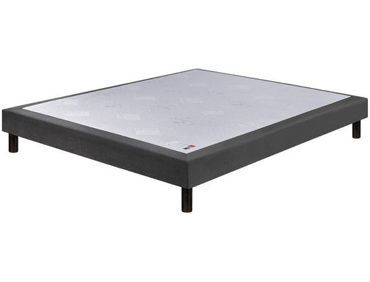 EPEDA - Sommier 120 x 190 Bristol tissé gris fumé 1219