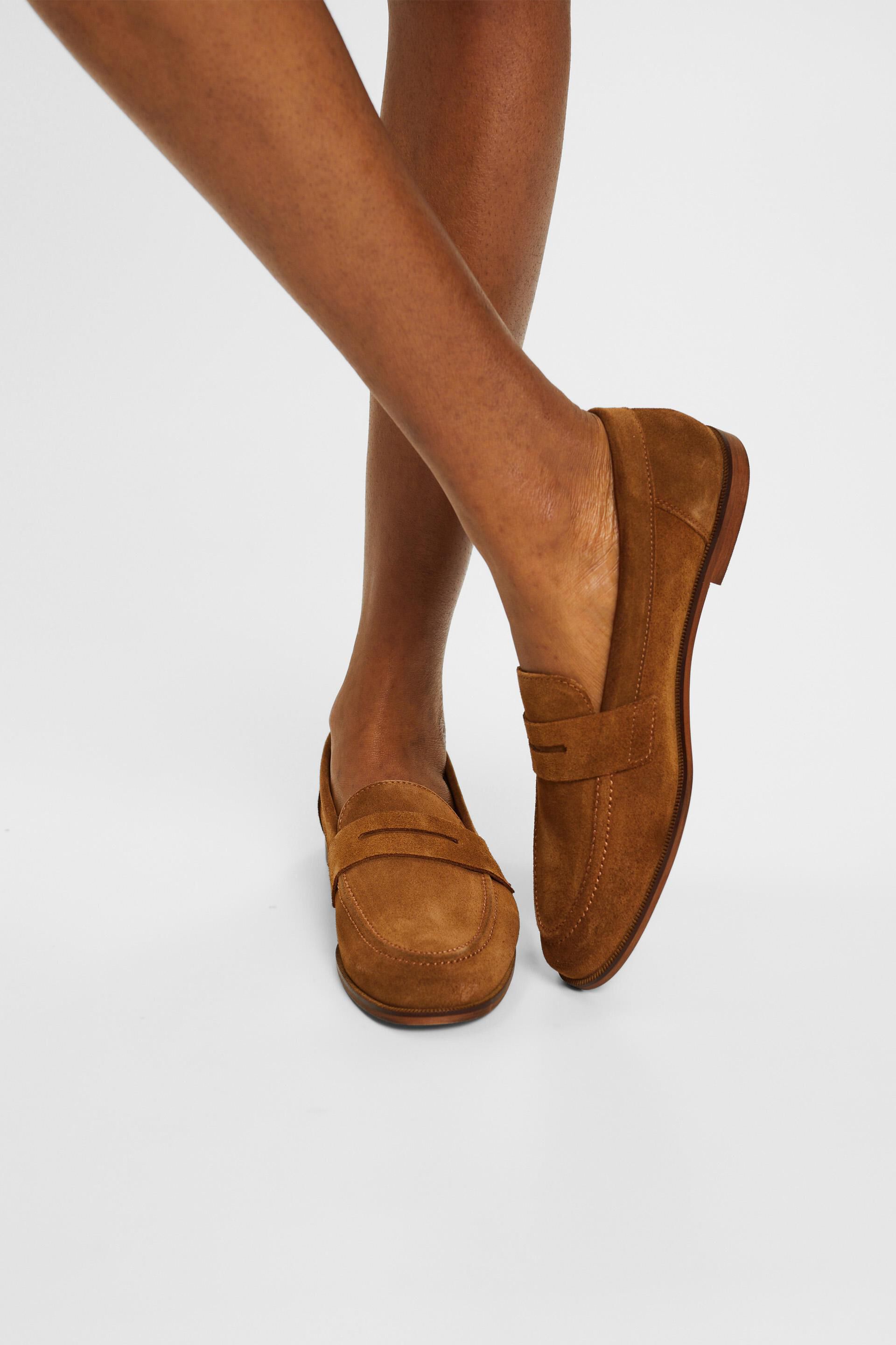Mocassins en daim