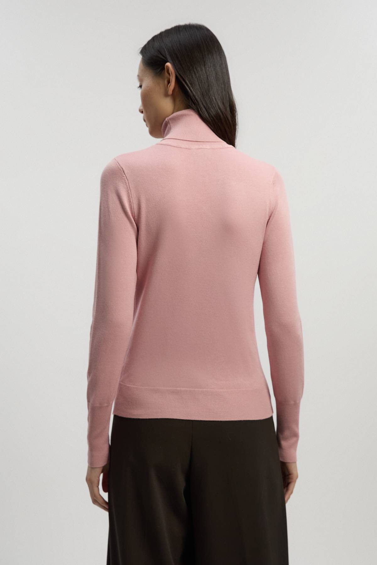 KarenMillen synthétiquell en Maille Col Roulé Mélange Viscose