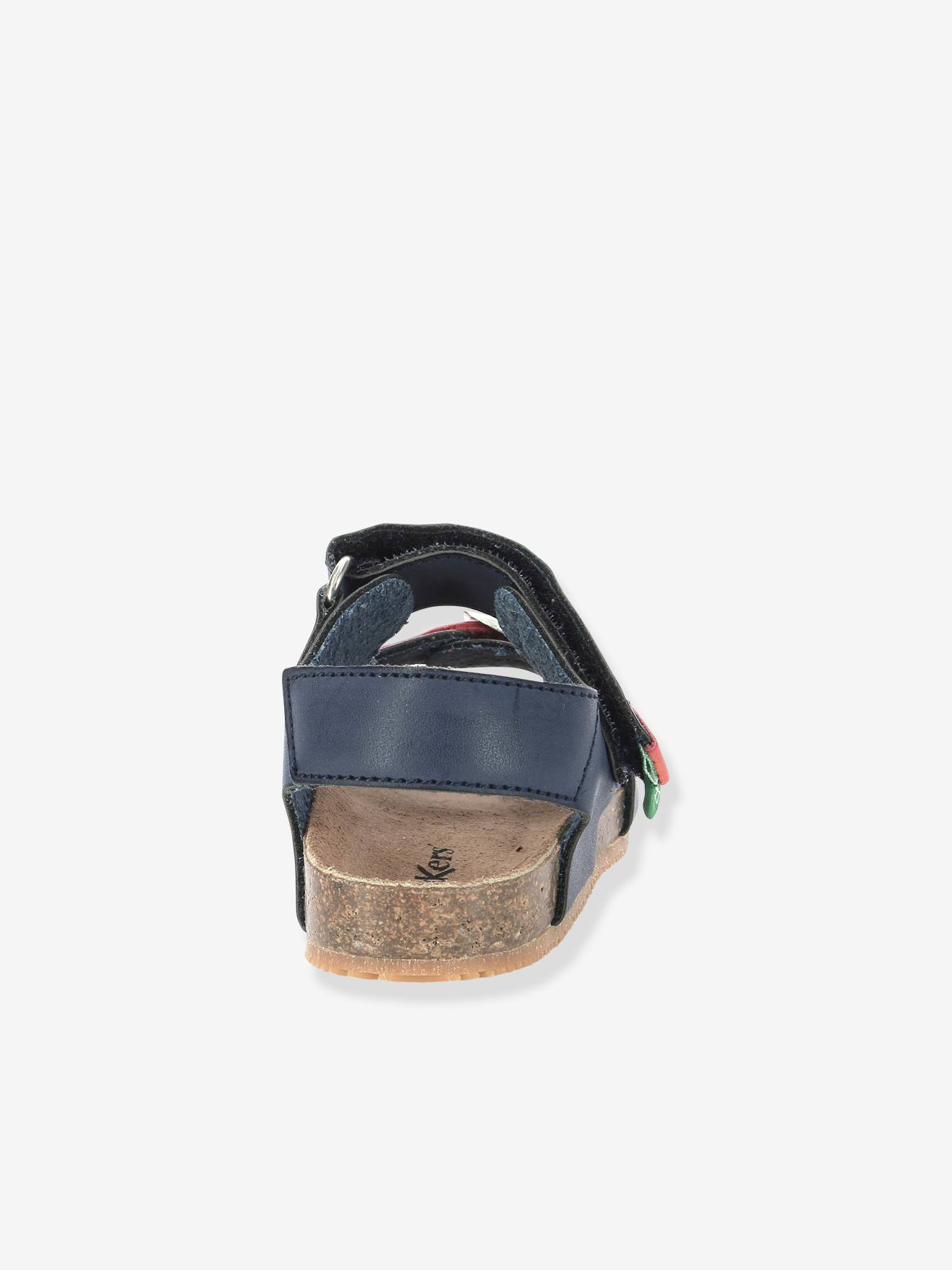 Sandálias Fuxio Fuxi KICKERS®, azul escuro liso