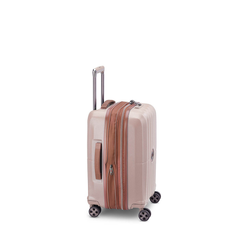Valise cabine rigide St-Tropez Extensible 55 cm Rose