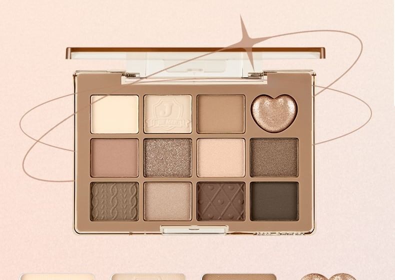 JILL LEEN - Multi Eyeshadow Palette - Misty Brown Plate