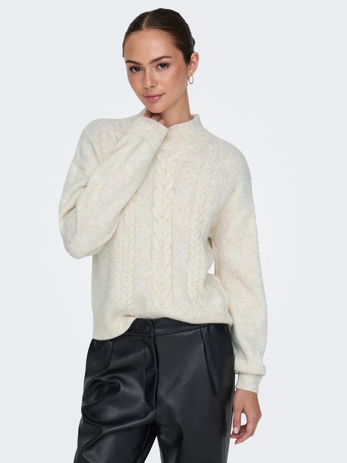 JDYSUSANNA Strickpullover Whitecap Gray