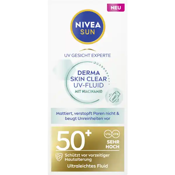 UV Gesicht Experte Derma Skin Clear UV-Fluid LSF 50+
