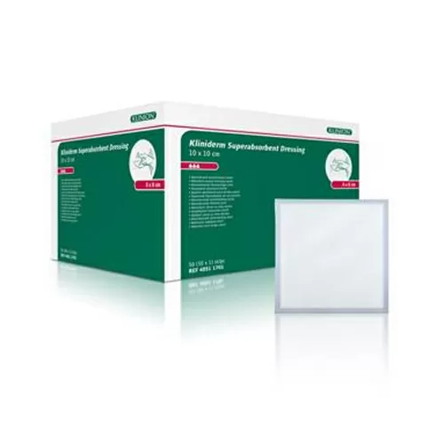 Kliniderm Superabsorberende Bandage 10x10 cm - 50 stk.